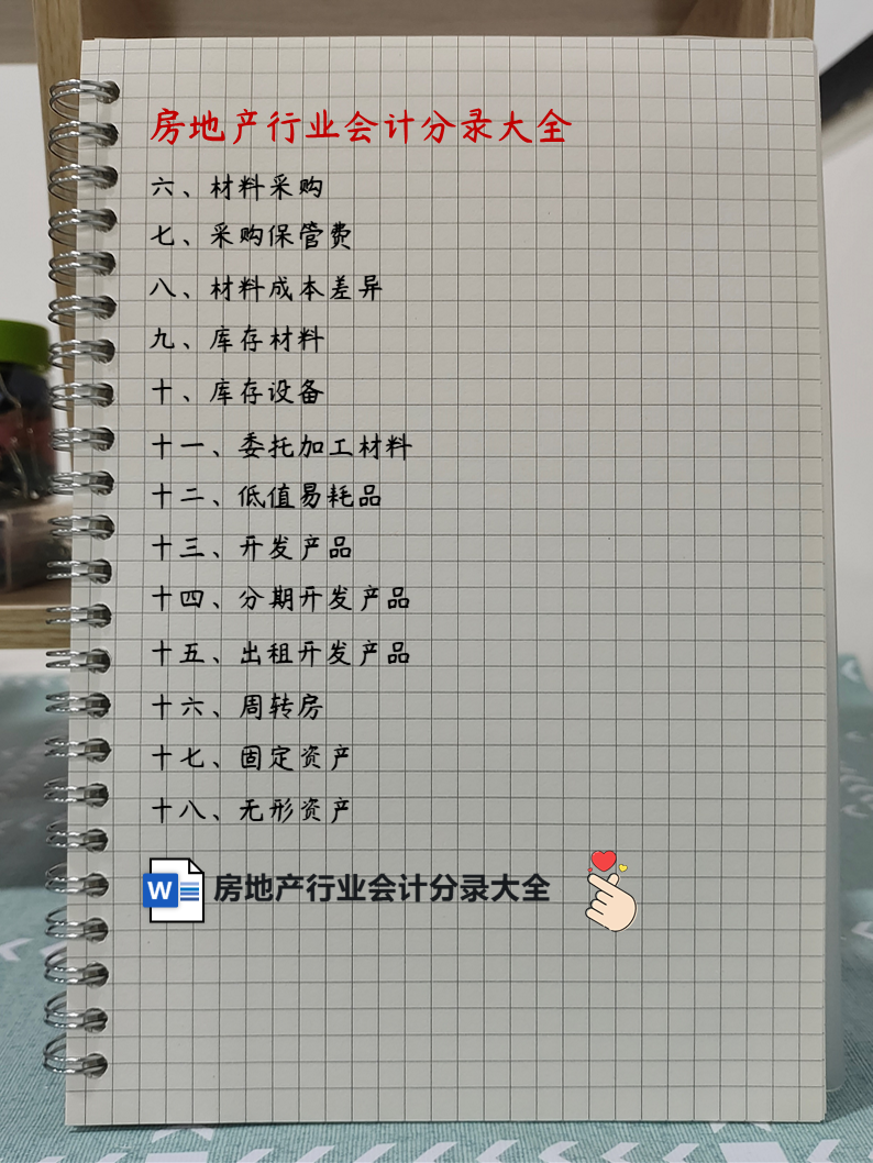 “鬼才”会计赵姐：把房地产行业会计分录分成了18类，太实用了