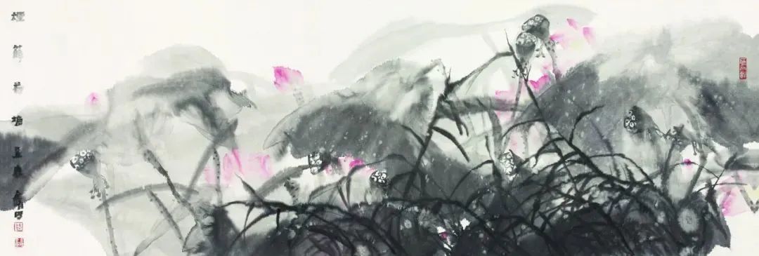 意境清远，笔墨雅洁的花鸟画