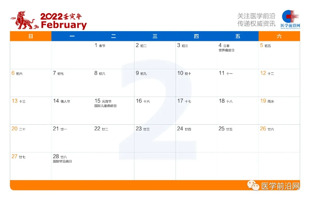 一文收藏｜2022年医药卫生相关主题宣传日/周/月