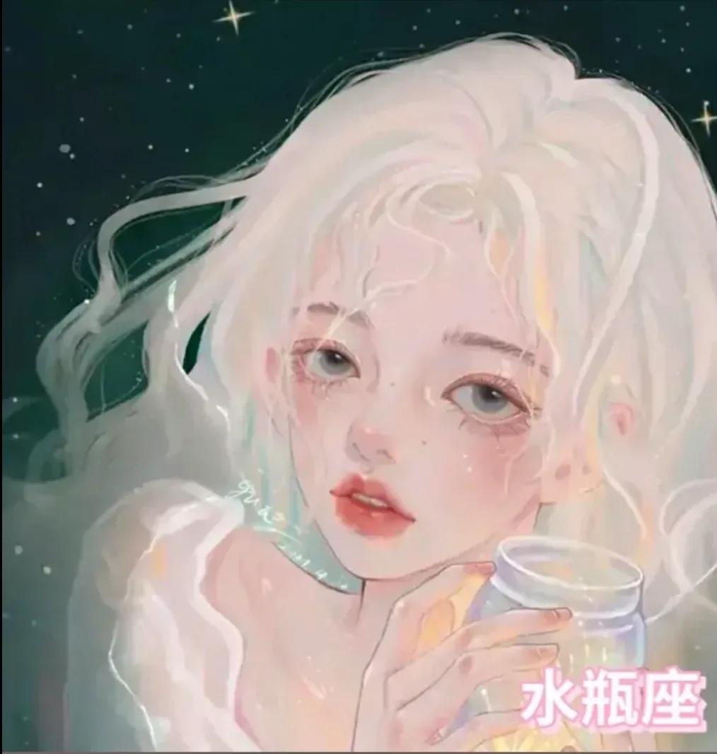 十二星座头像/12星座女生漫画头像