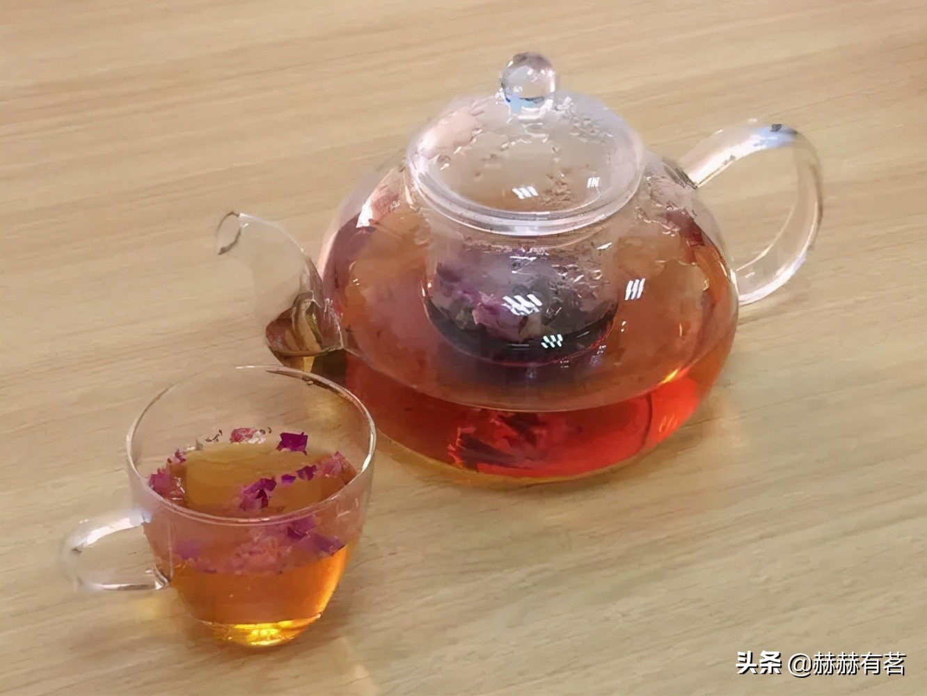 玫瑰花茶的冲泡