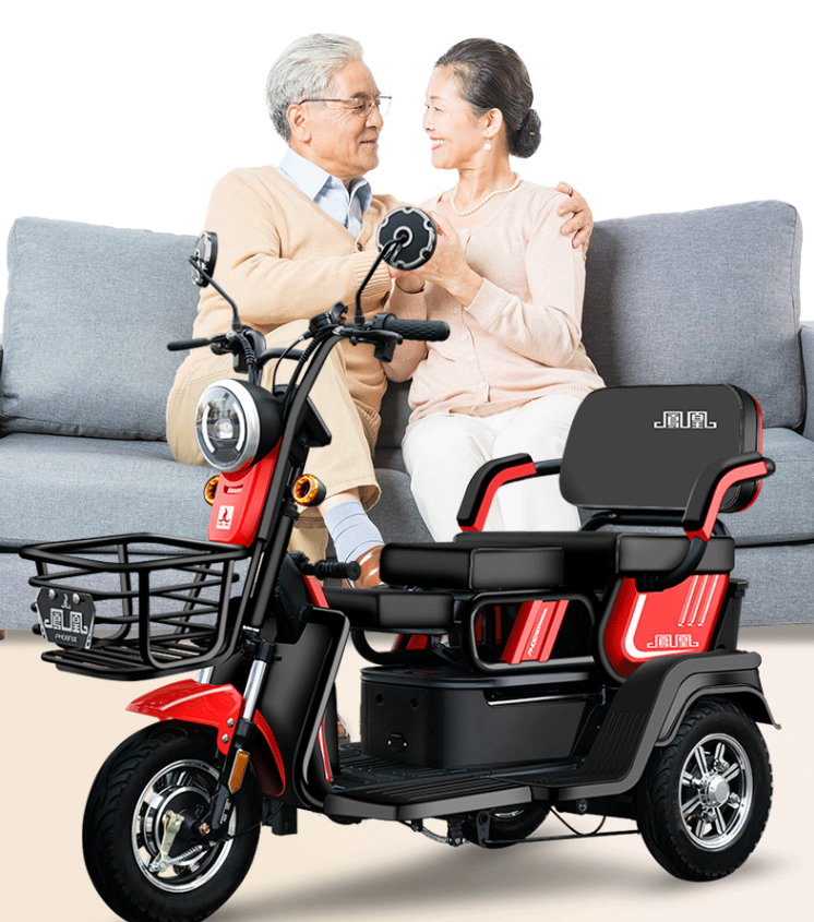 3款三轮老年代步车来了,1800元起,最大续航300公里,拥有防溜坡