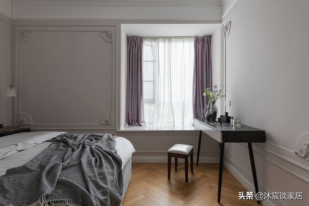 她的新家，一字排开的“横厅”，室内优雅浪漫，这样的生活真美好