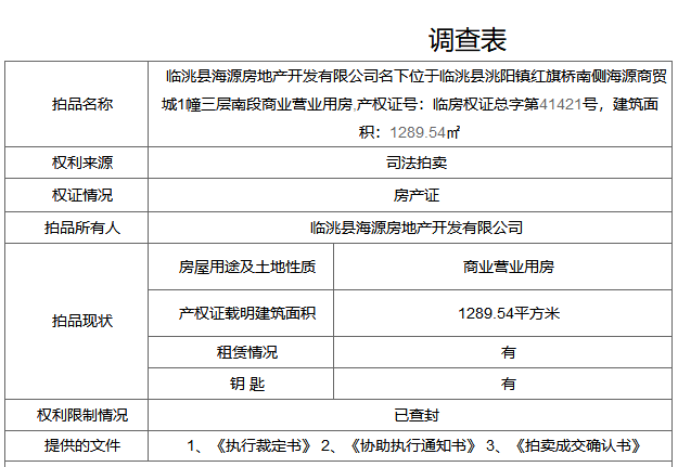 「司法拍卖」多套房产、铺面低价来袭，快来看看吧