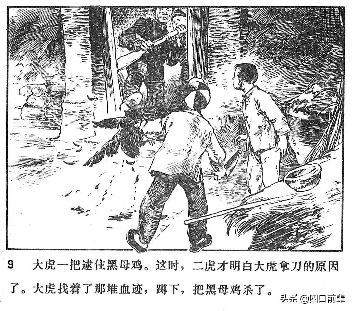 大虎和二虎 天津人民美术出版社 四口前辈 连环画 80后的回忆