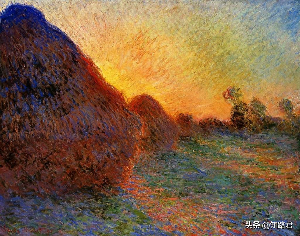 莫奈画作中由光色带来的视觉享受是一流的,那些纯粹的风景,波光粼粼的