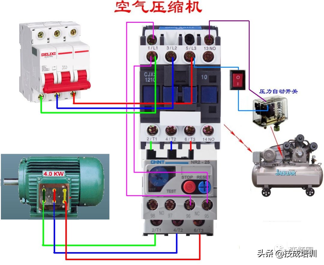 99例电气实物接线高清彩图，总有一例是你不知道的！建议收藏