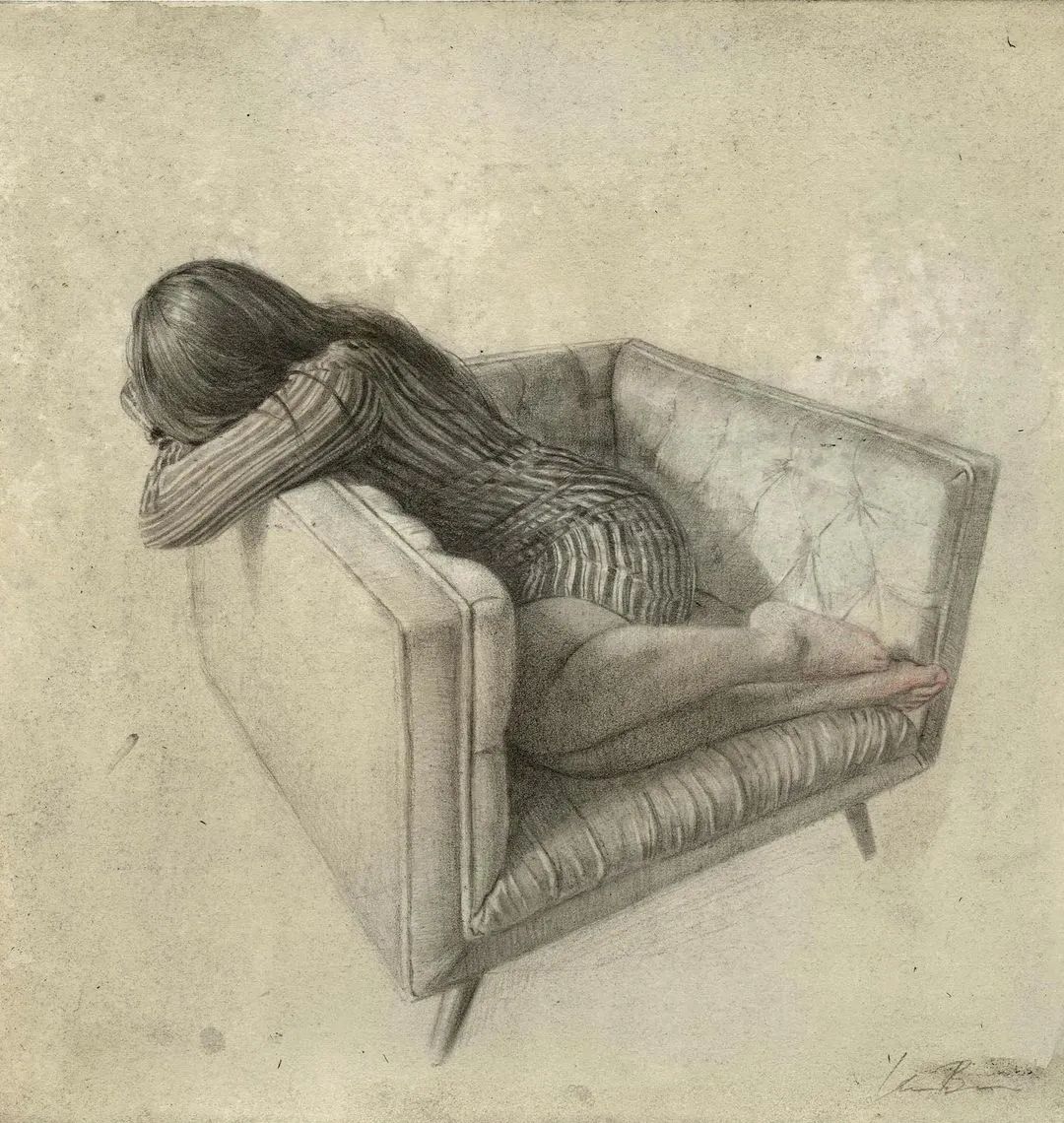 35张国外画家生动的素描作品，给画赋予灵魂