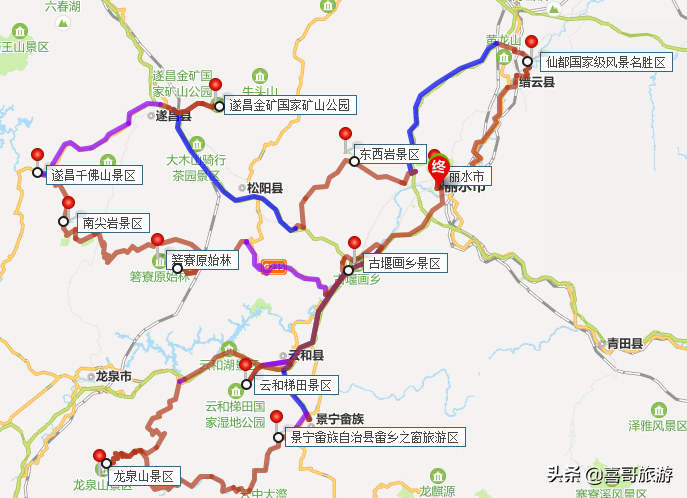 丽水旅游必去的景点丽水旅游必去的景点及规划路线
