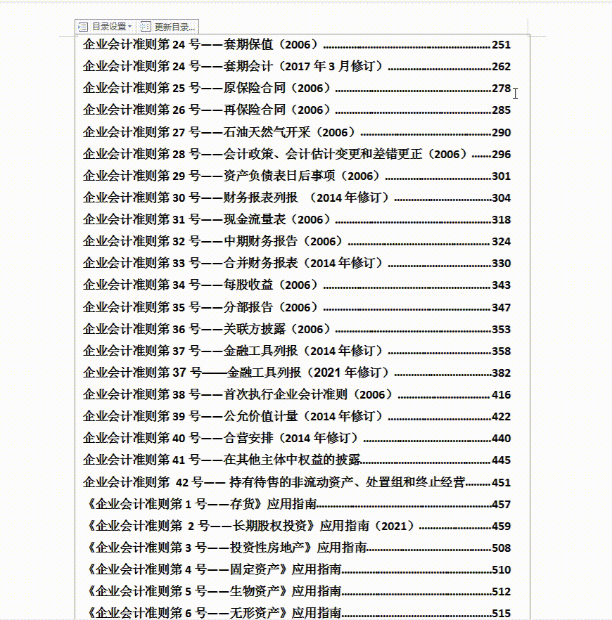 2021年最新企业会计准则和应用指南及解释汇总，建议收藏