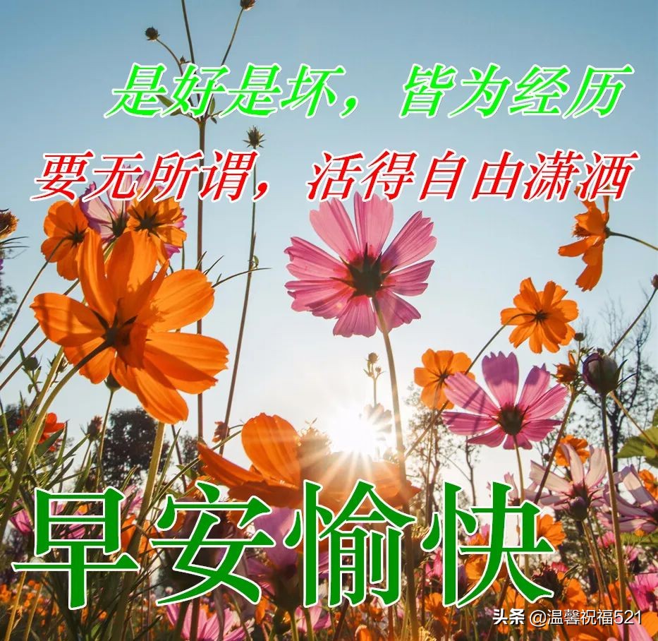 3月26日最新周六早安祝福朋友美句，早晨好愿你永远幸福平安