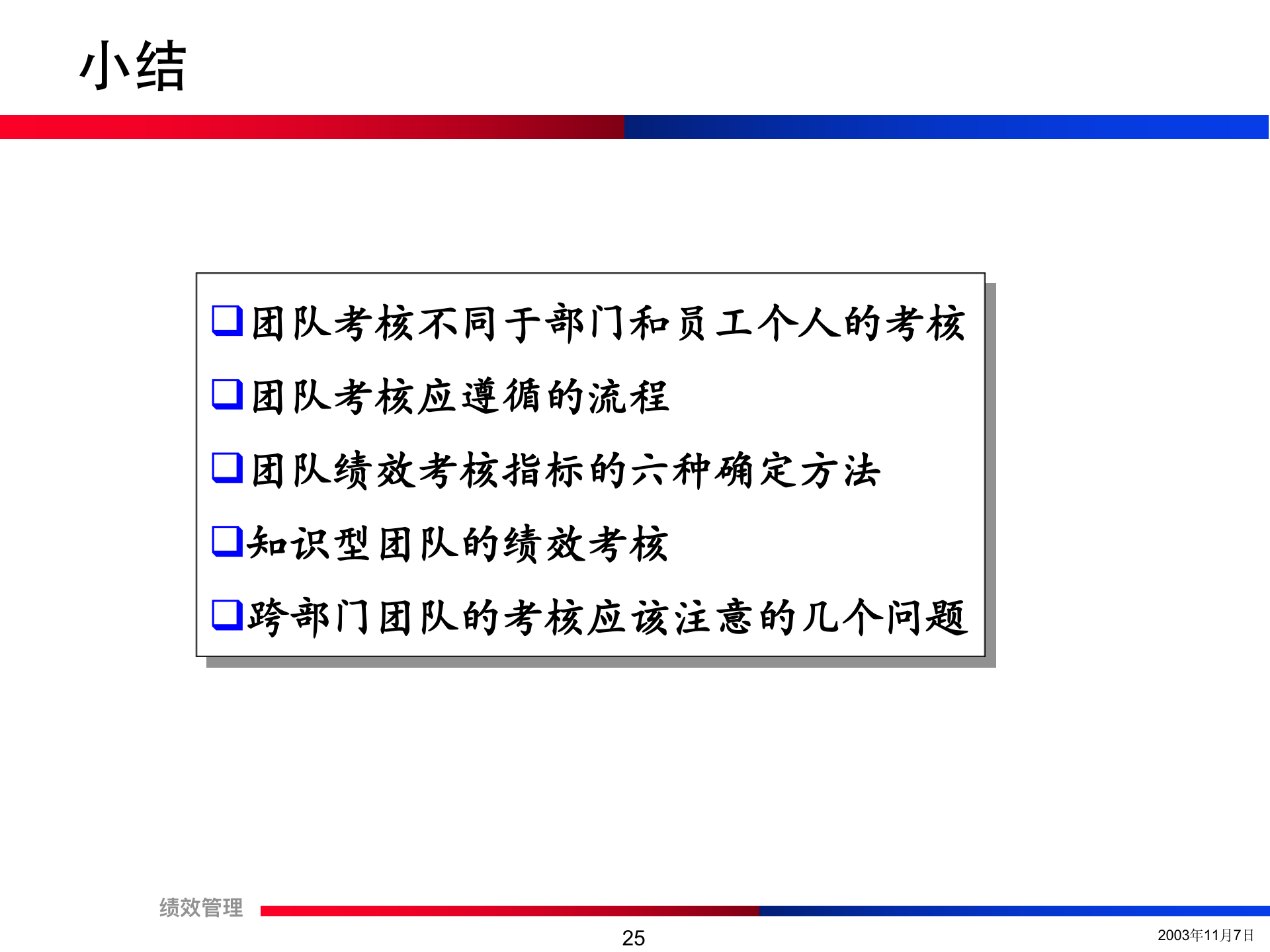 团队绩效考核培训精讲（流程+方法+注意事项）