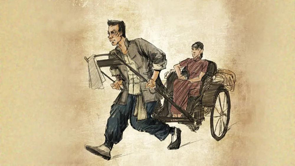 经过不懈的艰苦努力,他买到了自己的一辆新车,成了北平城一流的洋车夫