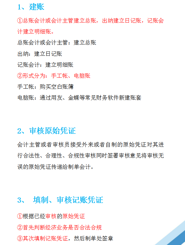 「干货满满」这里有一份超全的会计账务处理流程，请收好