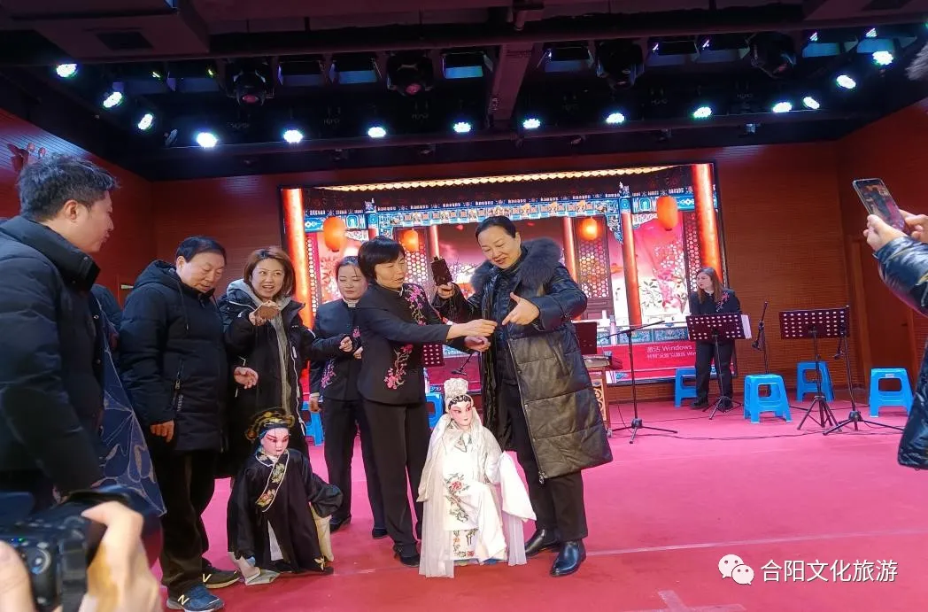 陜西西安音樂(lè)學(xué)院來(lái)合采風(fēng)線戲