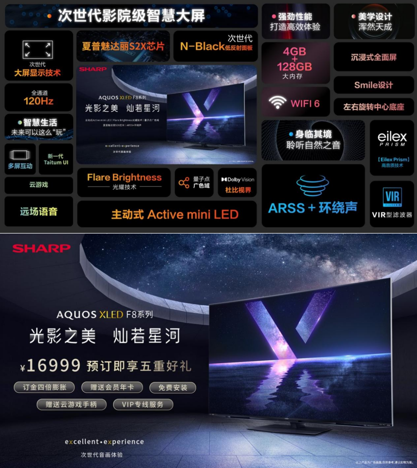 造就次世代大屏显示技术！夏普电视高端旗舰AQUOS XLED正式发布