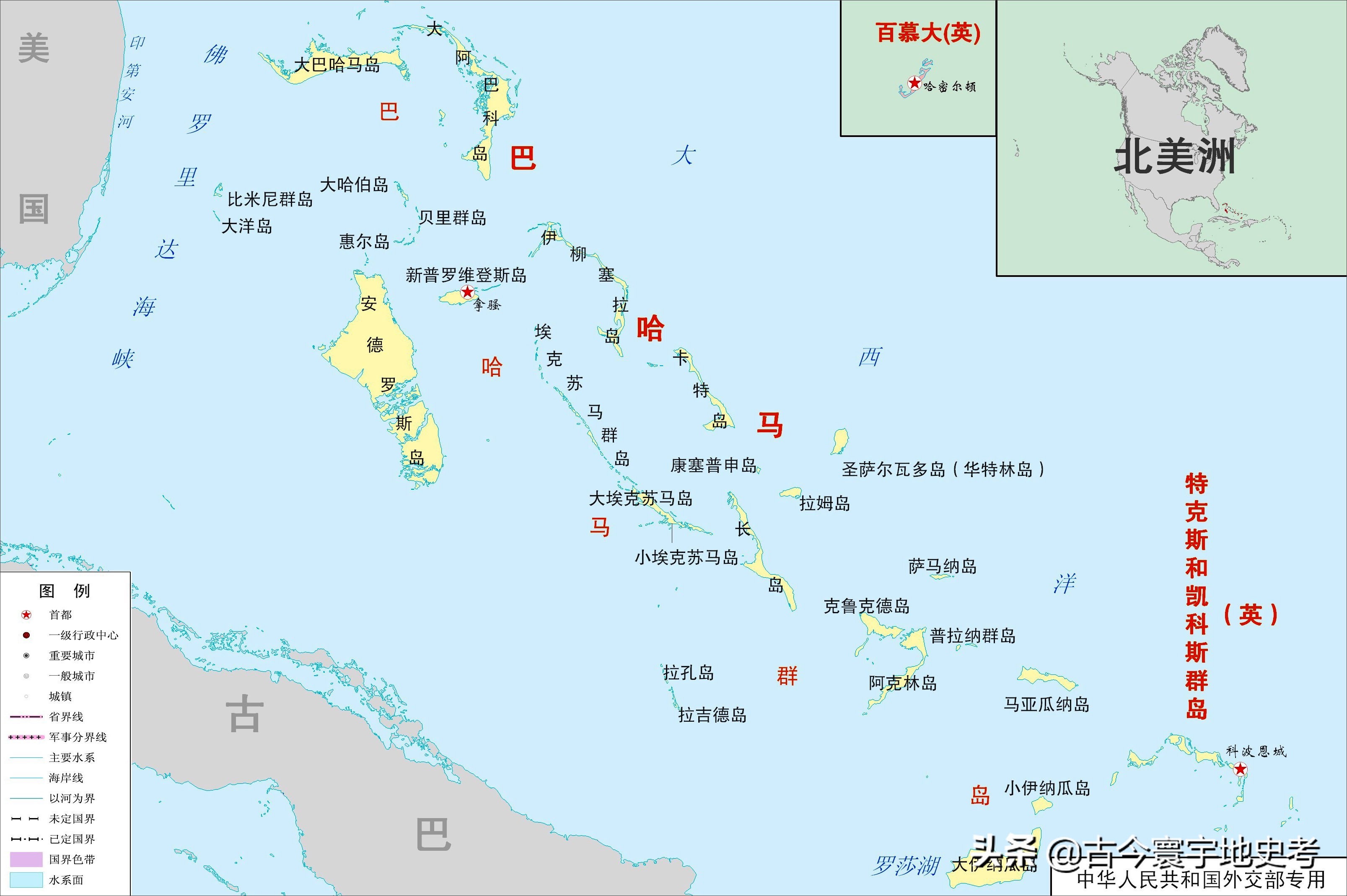 南美地图(北美洲,南美洲和大洋洲各国行政区划图)
