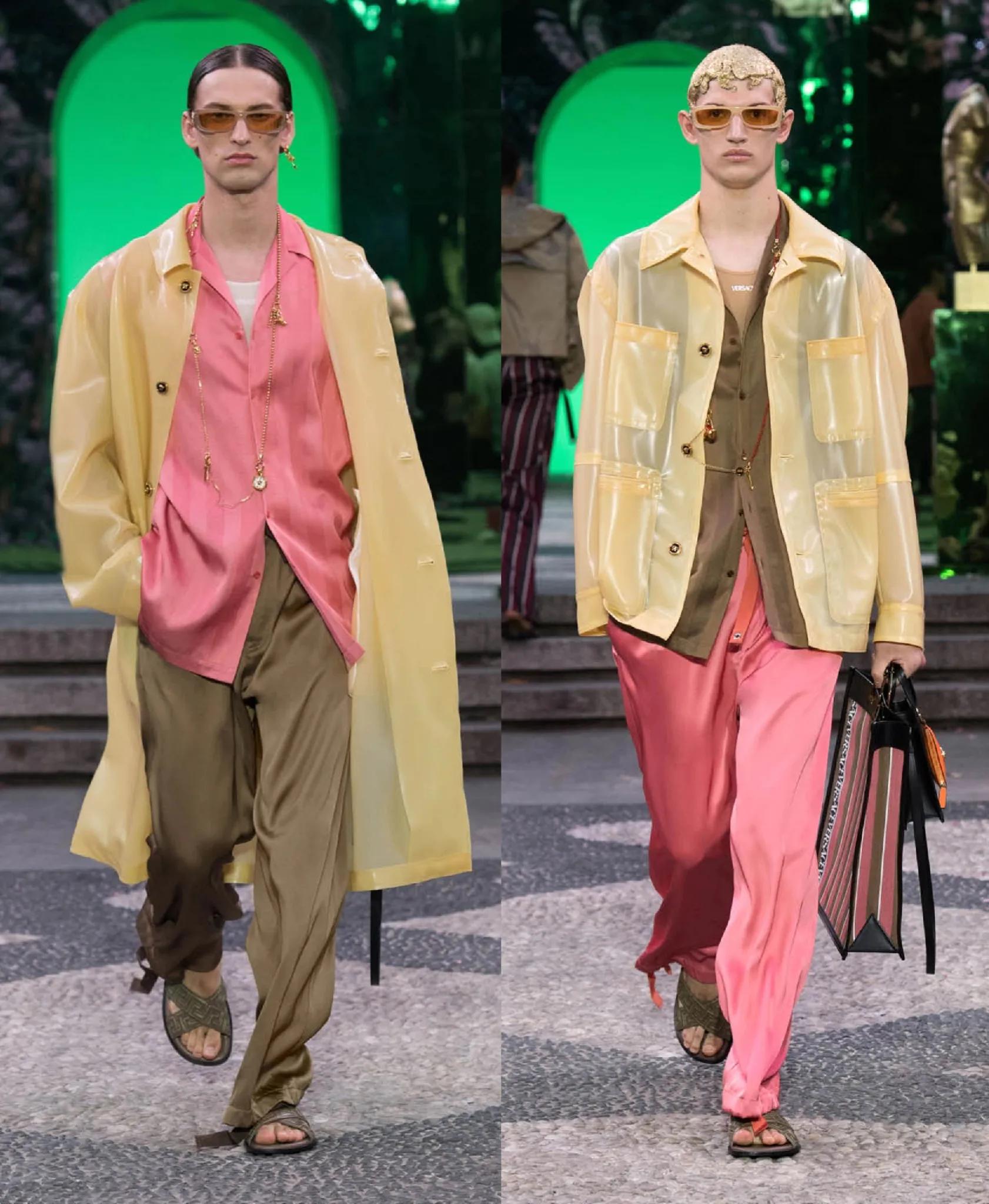 versace 2023春夏男装时装秀