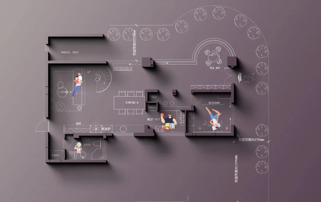核心区200㎡跃层旧改：离不开烟火气