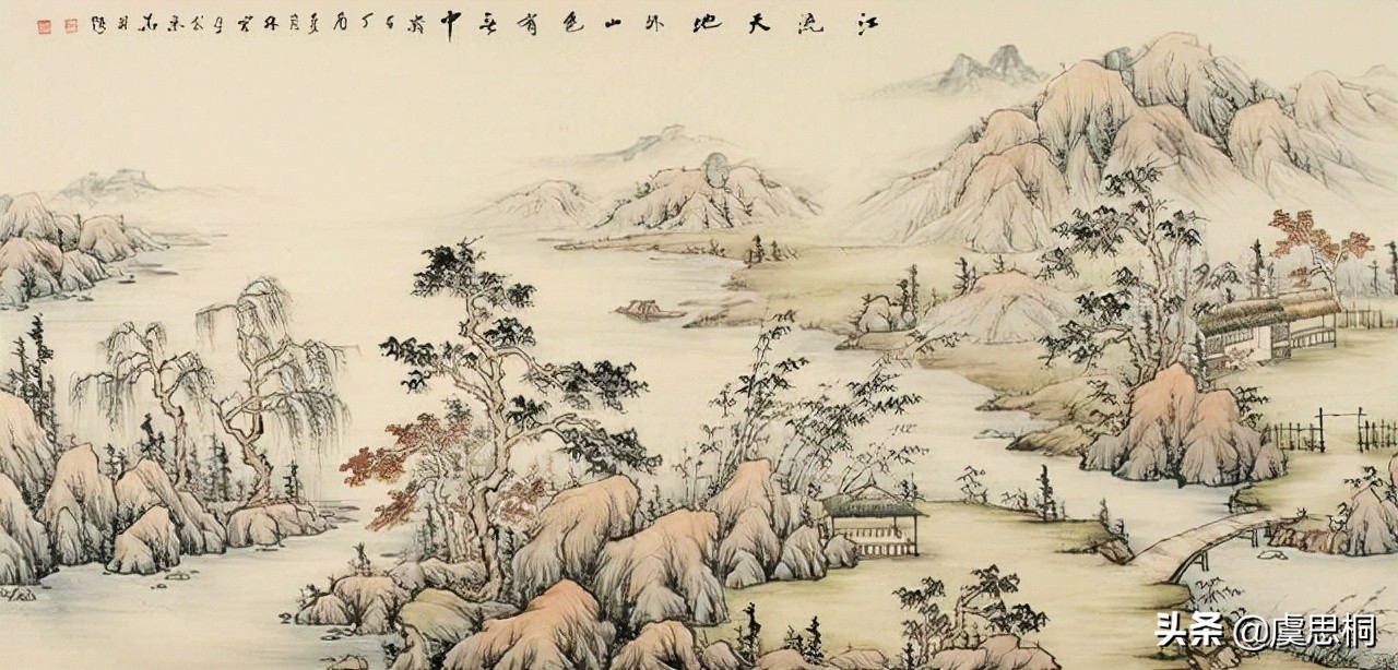 王维画作第三句和第四句则是送别之后,诗人回到家中感念友人,从而对
