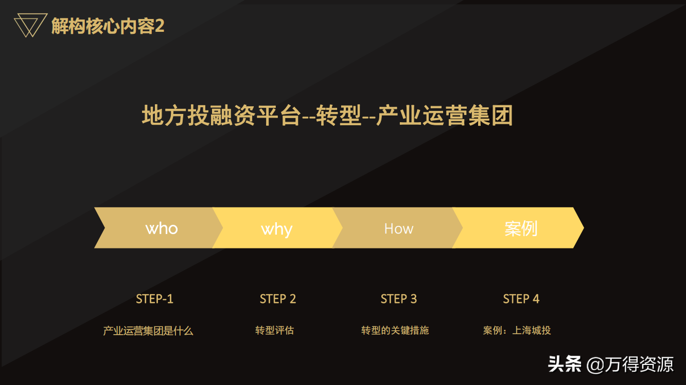 国企改革：从投融资平台到国有资本投资运营公司（地方企业转型）