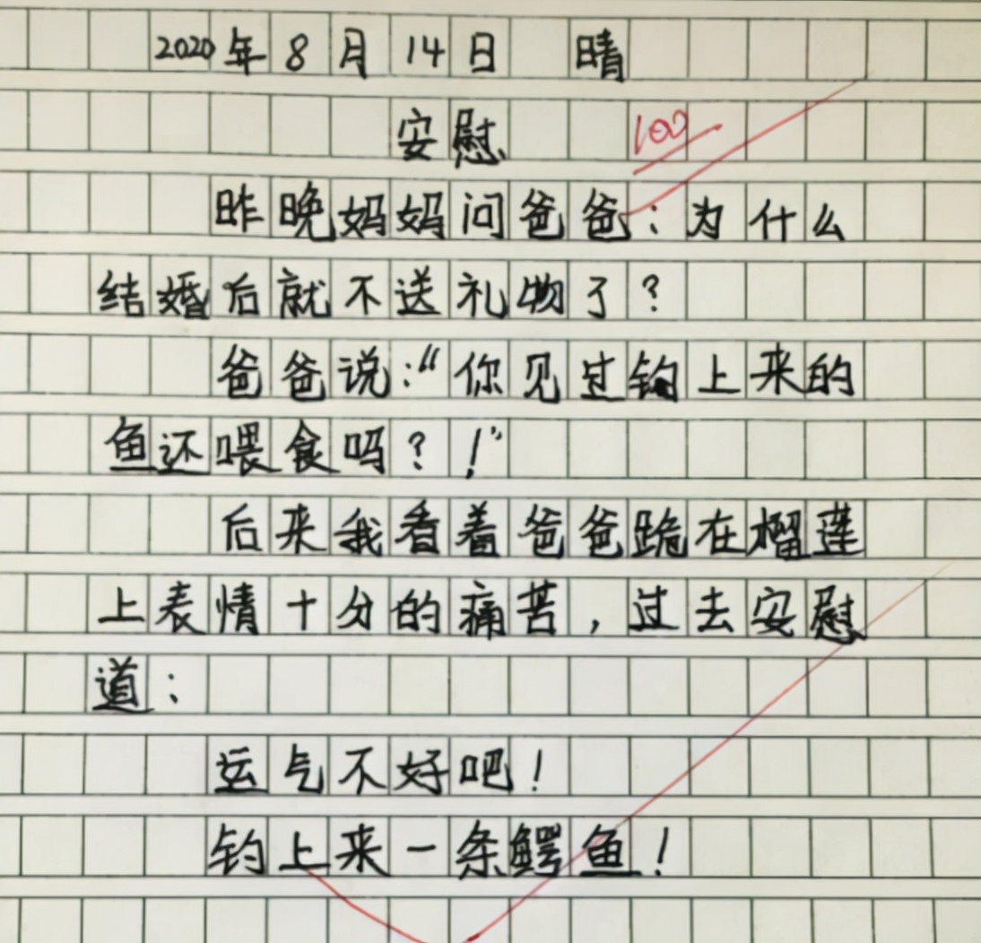 小学生作文《我的班主任》火了，讽刺老师的发量，看后笑到肚子痛