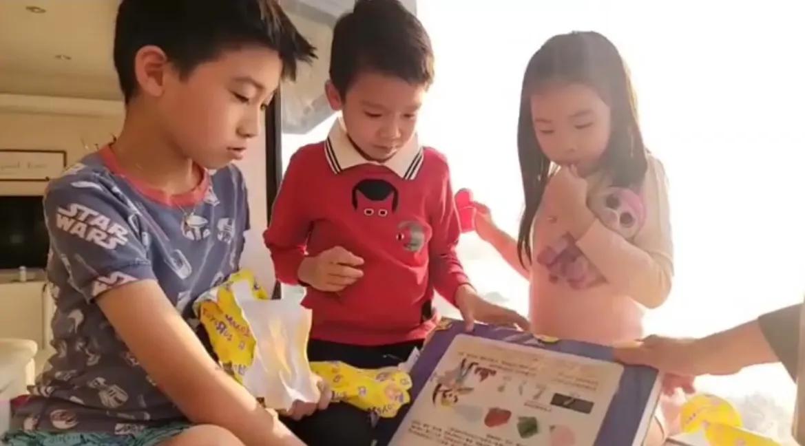 陈茵媺为次子庆7岁生日，家中无敌大海景抢镜，陈豪在家也戴口罩