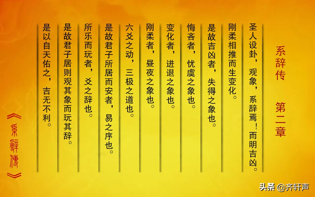 问渠那得清如许？为有源头活水来——《系辞传》小结