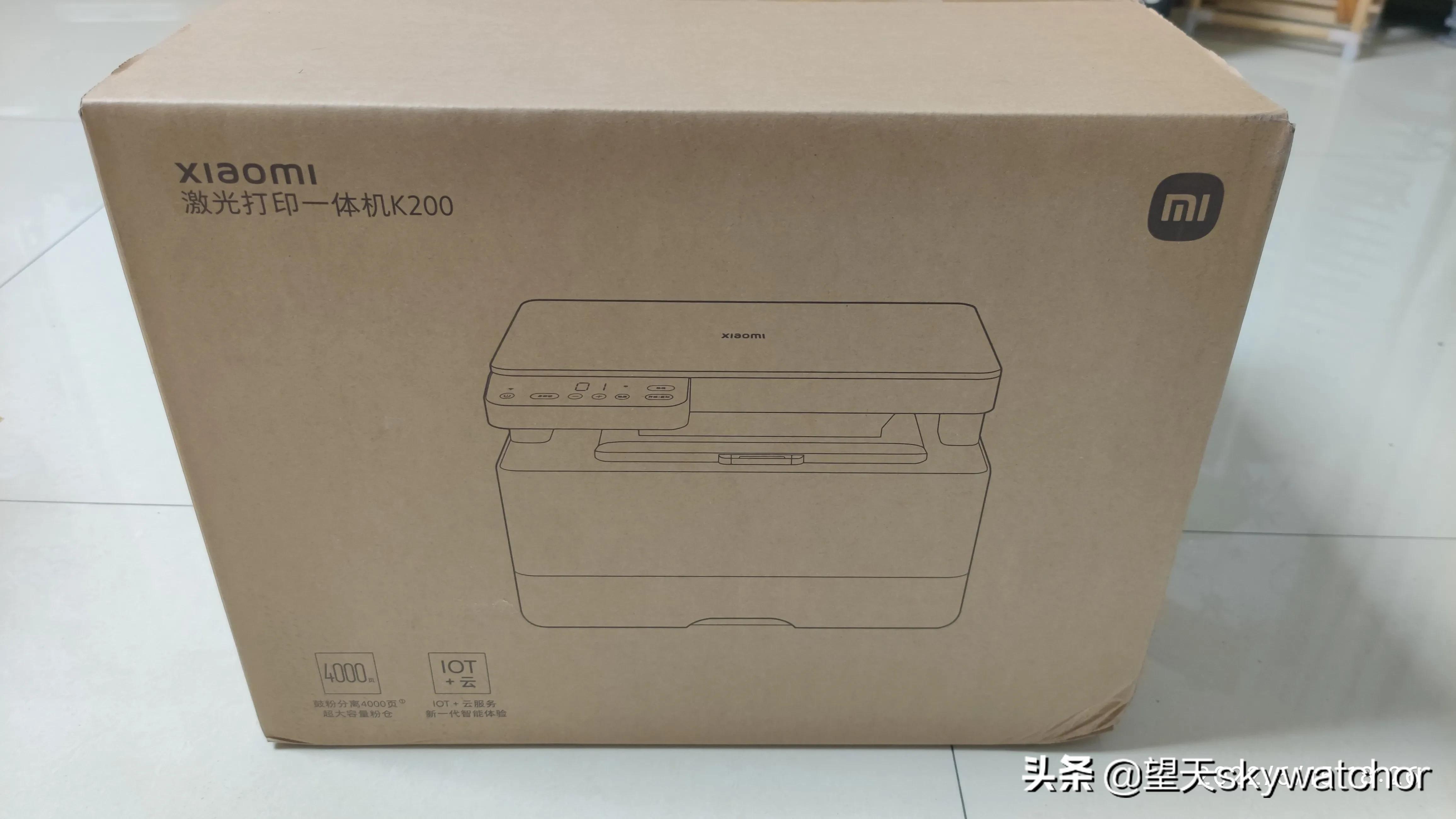评小米系列五. 体验小米激光打印一体机K200