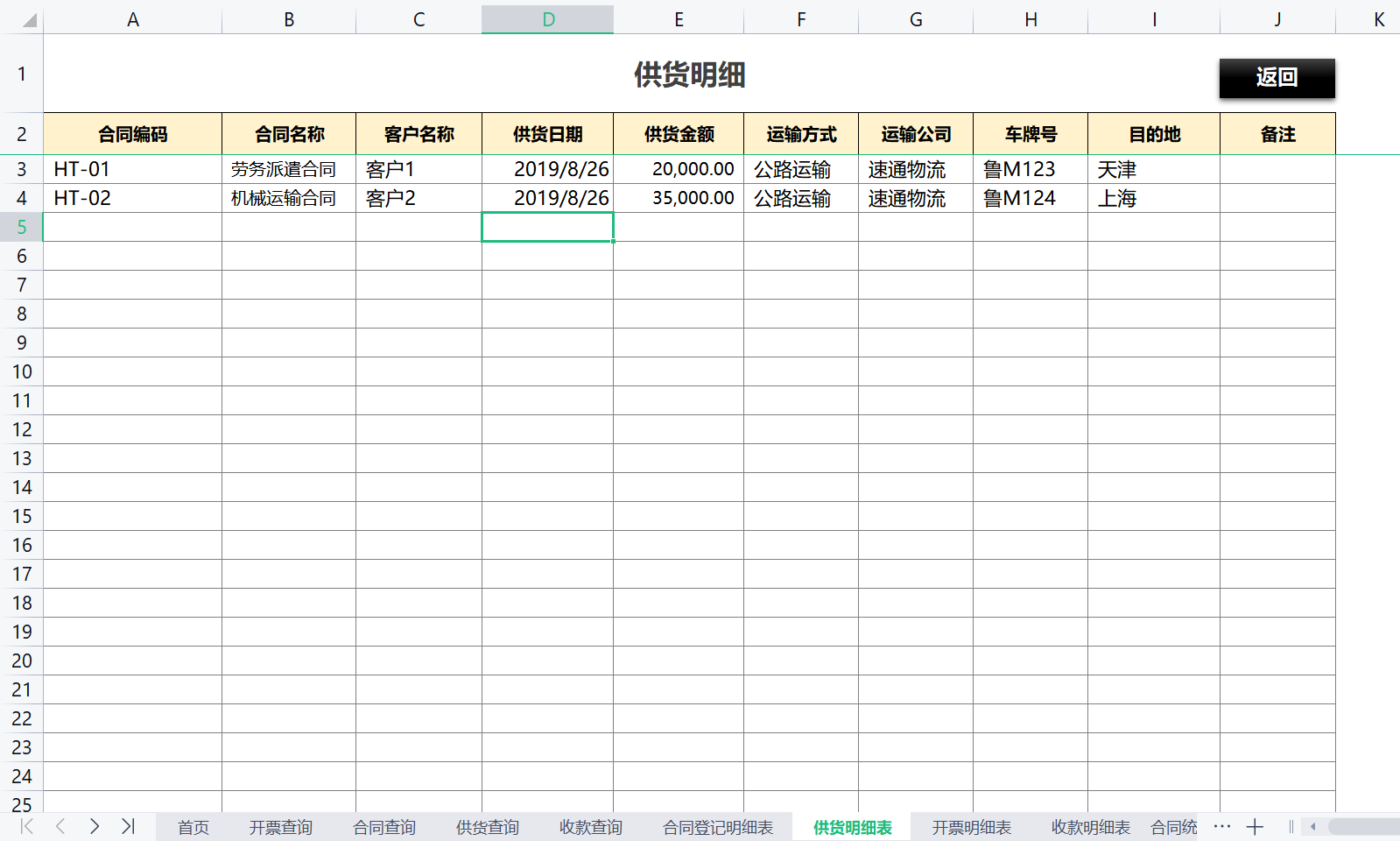 刚入职的实习生会计，编制的合同发票系统，老板看完直呼：真优秀