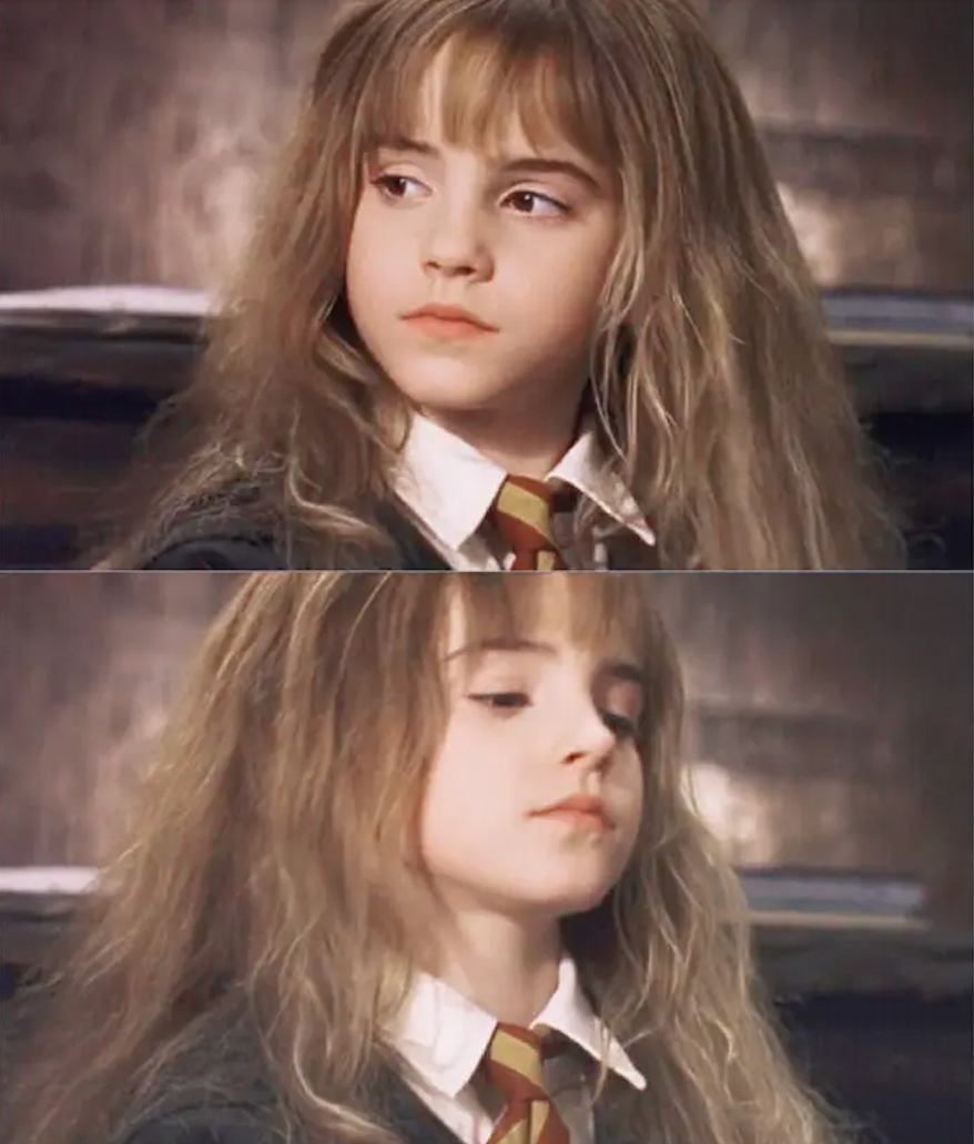 《哈利波特》20年，唯一一个没长残的赫敏，32岁脸崩了