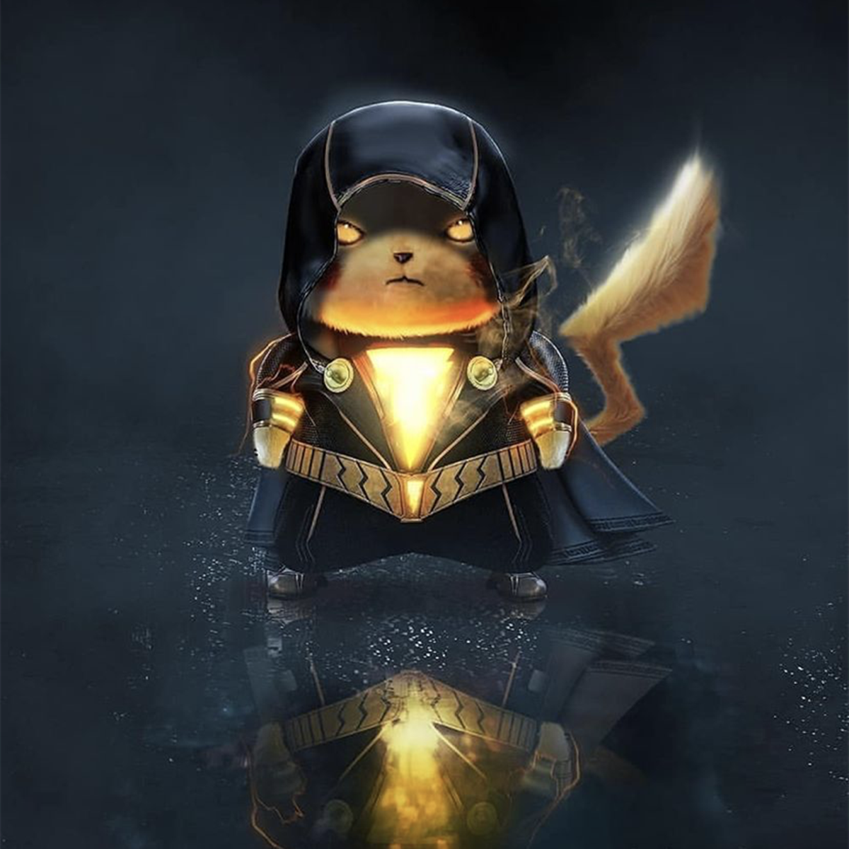 皮卡丘化身其他动漫人物,调皮地死侍,酷酷的雷神,还有魔人布欧