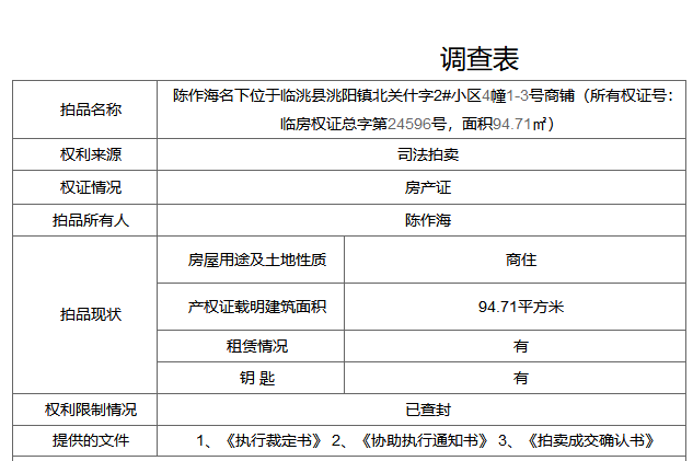 「司法拍卖」多套房产、铺面低价来袭，快来看看吧