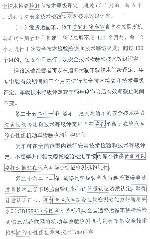 调整不合理罚款！《道路运输车辆技术管理规定》有新变化