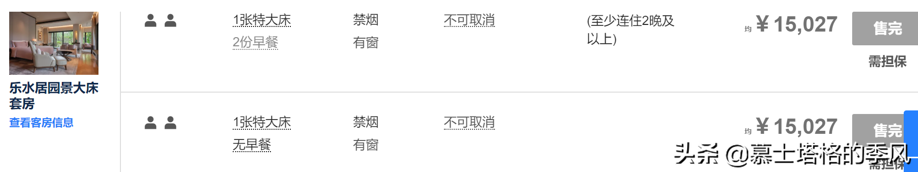 海南春节房价最贵的10家酒店，前两名已经爆满，最贵的一晚22万元