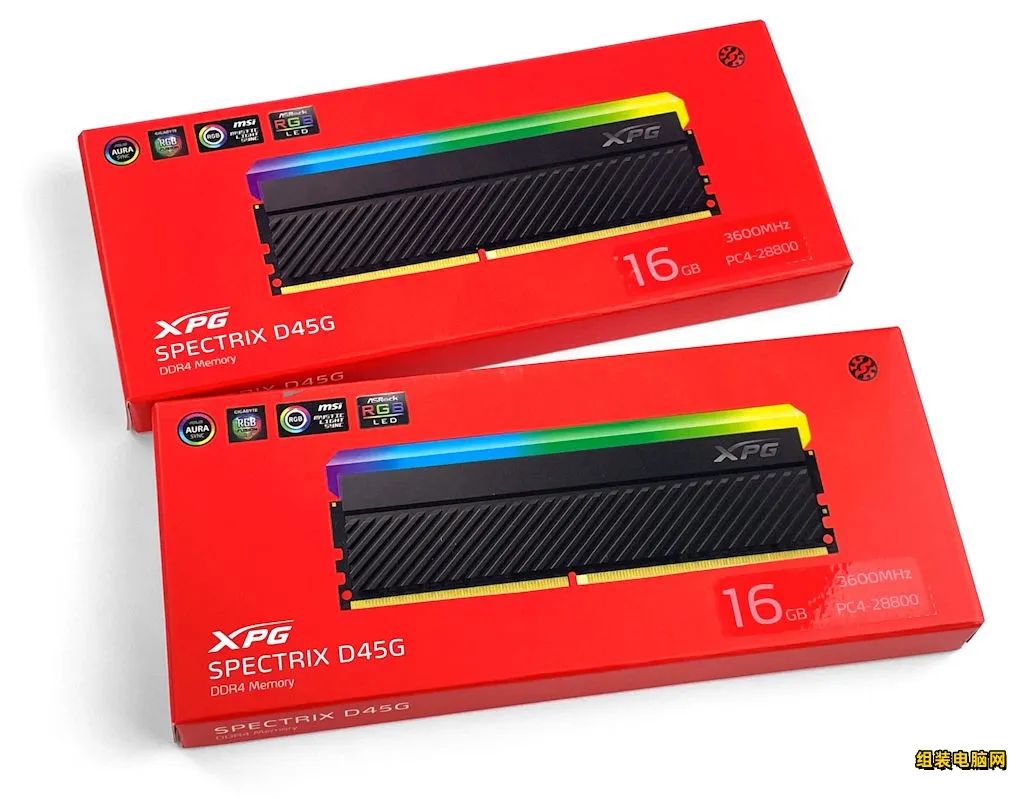 威刚 xpg 龙耀 d45g rgb d4 3600 32gb内存评测