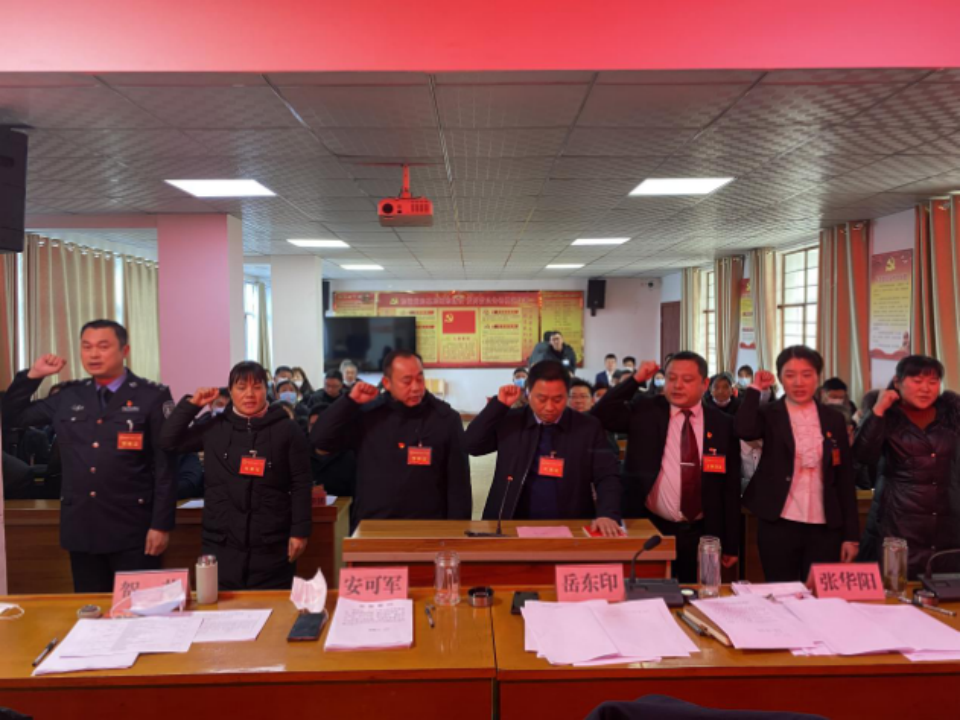 东风浩荡满目春 只争朝夕启新程 ——桐柏县城郊乡：第十七届人民代表大会第一次会议胜利召开