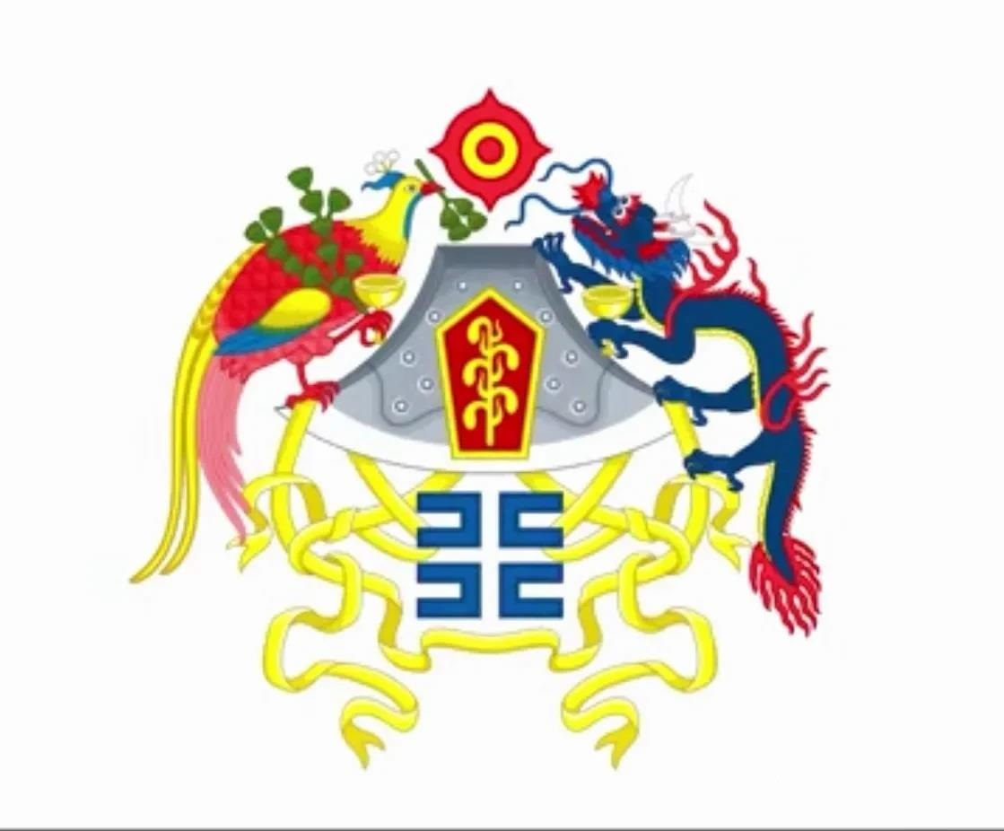 中国民国嘉禾国徽为四爪龙,同时期的越南大南帝国却仍用五爪龙