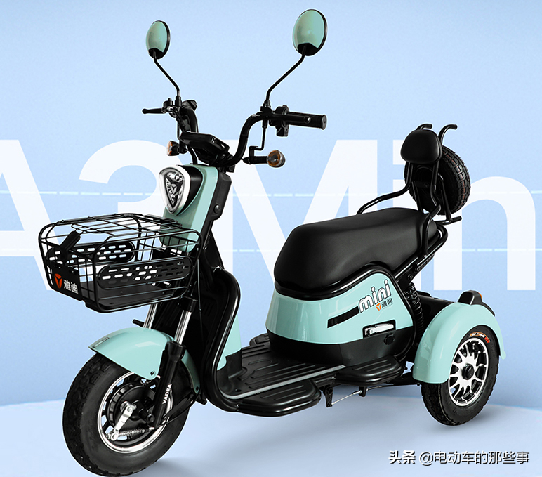 金彭/雅迪/爱玛推出3款三轮电动车，60岁以上老人能用，适合接娃