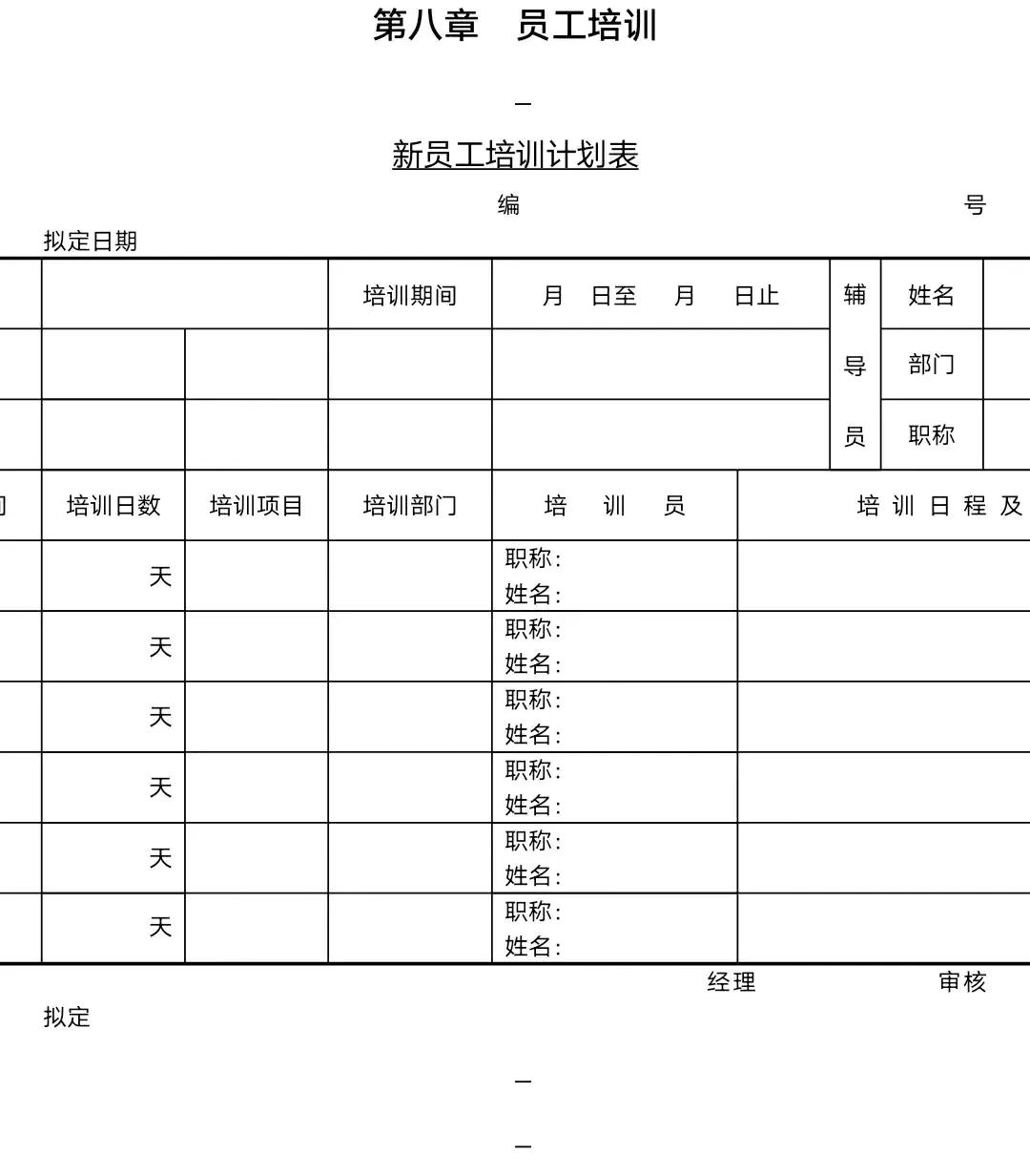 「培训合集」培训体系表格大全料料包，拿去直接套用