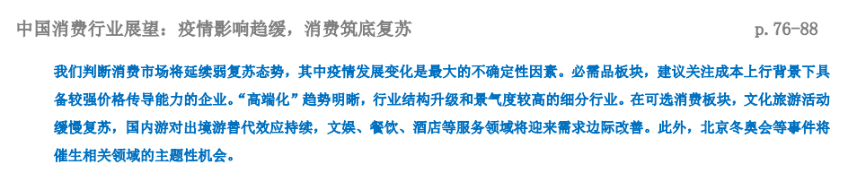 2022年经济与行业展望——后疫情时代的风口选择