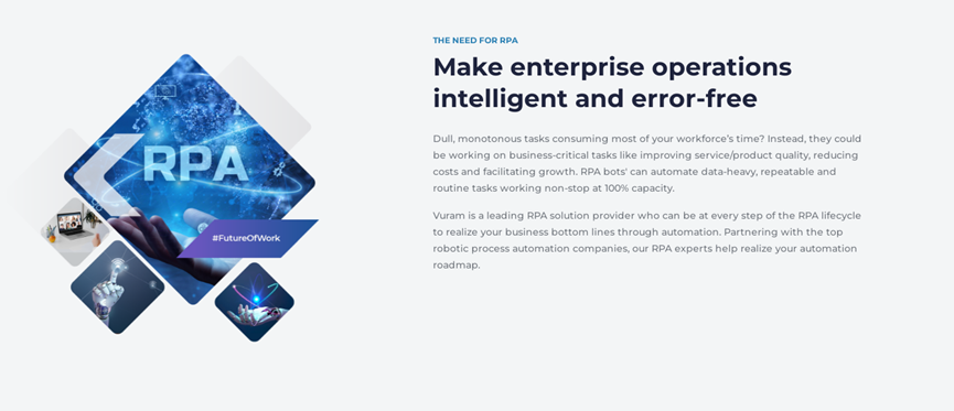 全球BPM领导者WNS以1.65亿美元，收购RPA厂商Vuram
