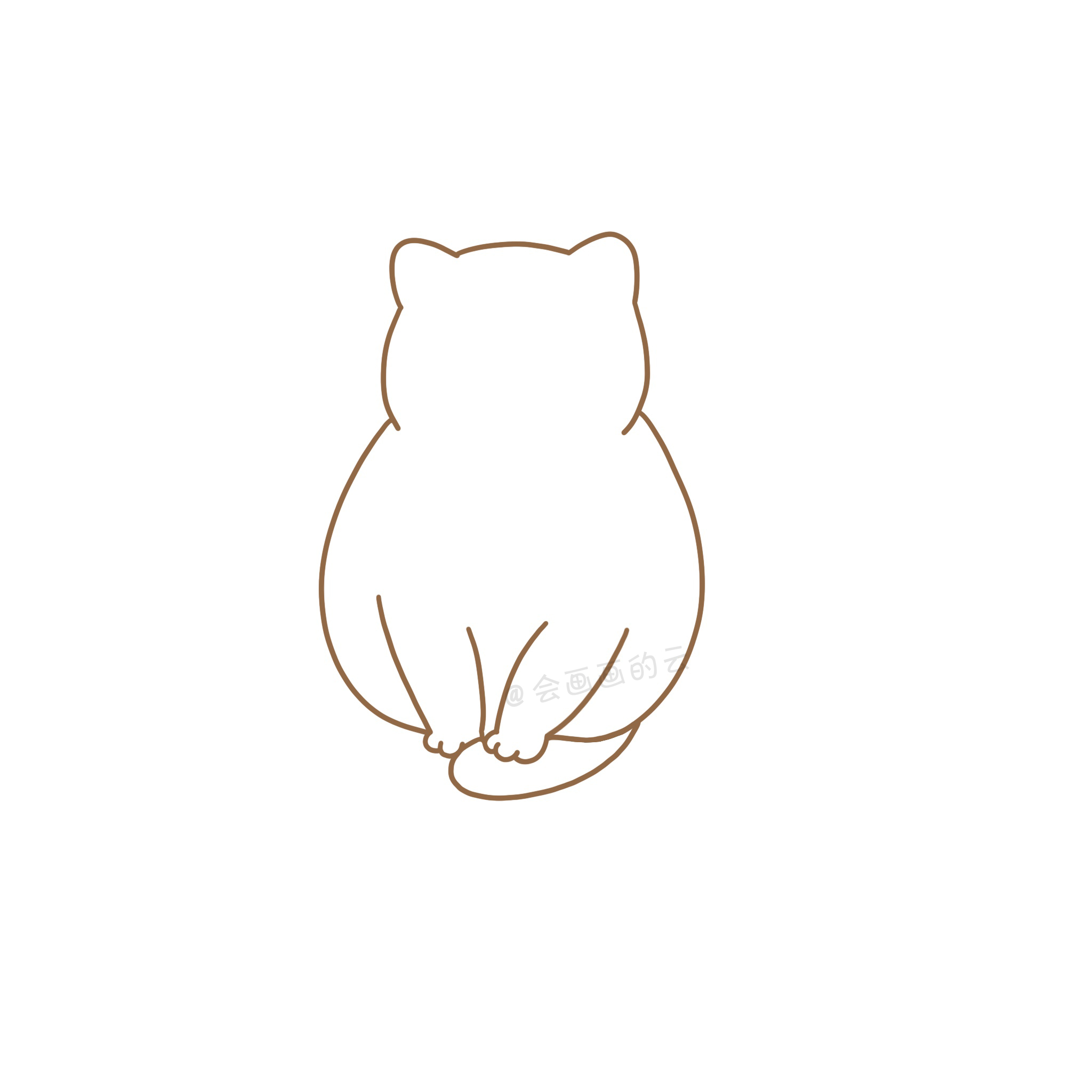 简笔画小猫教程简笔画教程详细图文讲解三款猫咪的画法你学会了吗