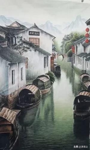 描写江南美景的句子