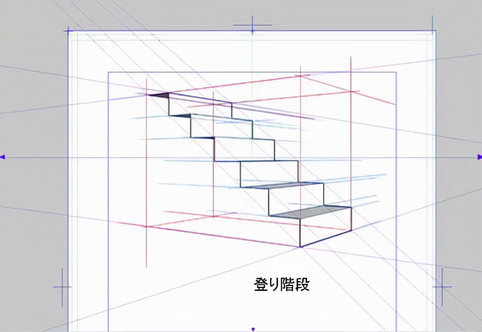 正面楼梯怎么画？画好立体感楼梯台阶的3个要点