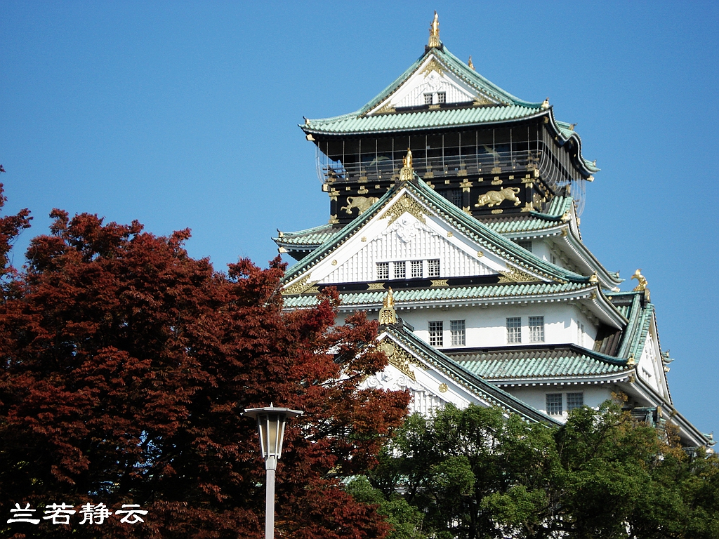 日本大阪旅游，逛“心斋桥”步行街，看大阪古城与街景