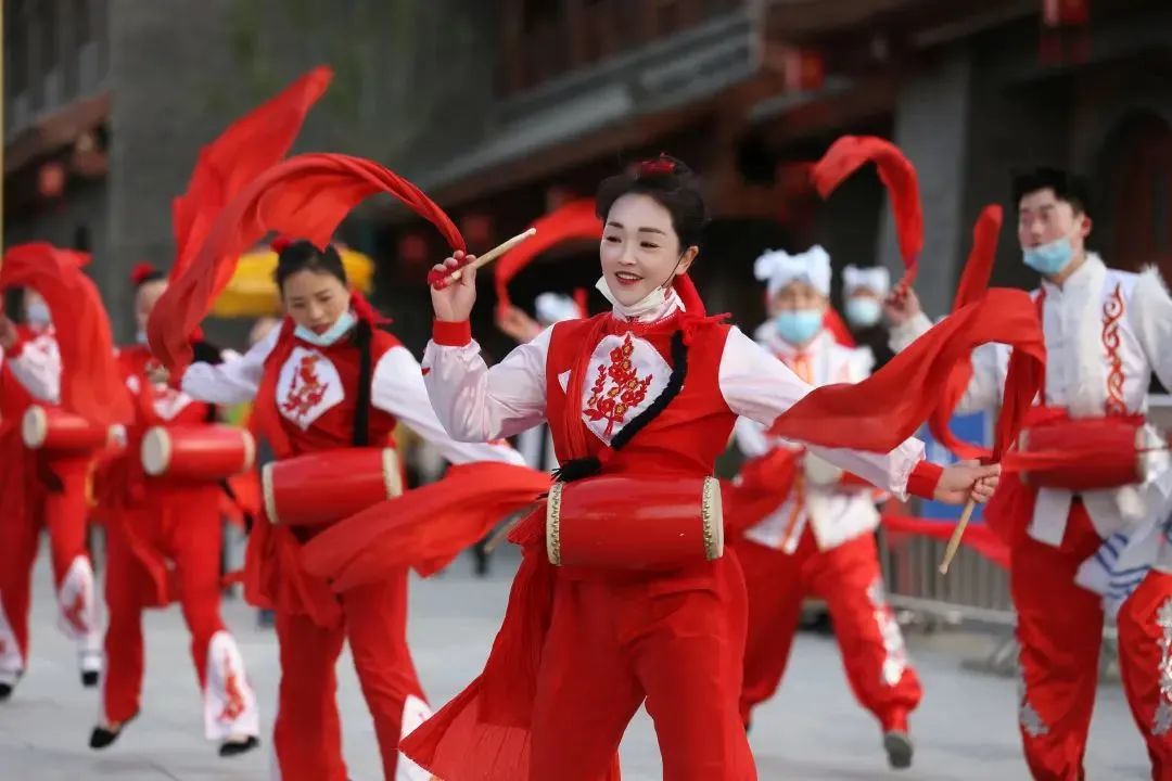 大美陕北非遗文化季 延安红街开启艺术盛宴
