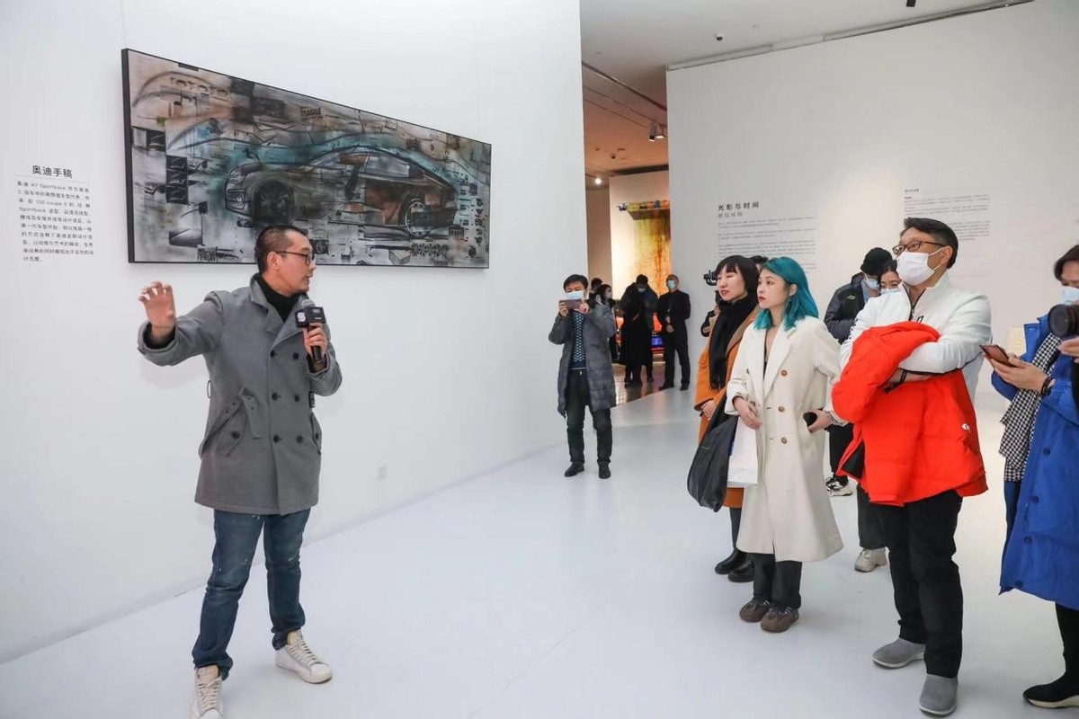 色出众，影有型——奥迪美学感知之旅多媒体雕塑艺术展在北京开幕