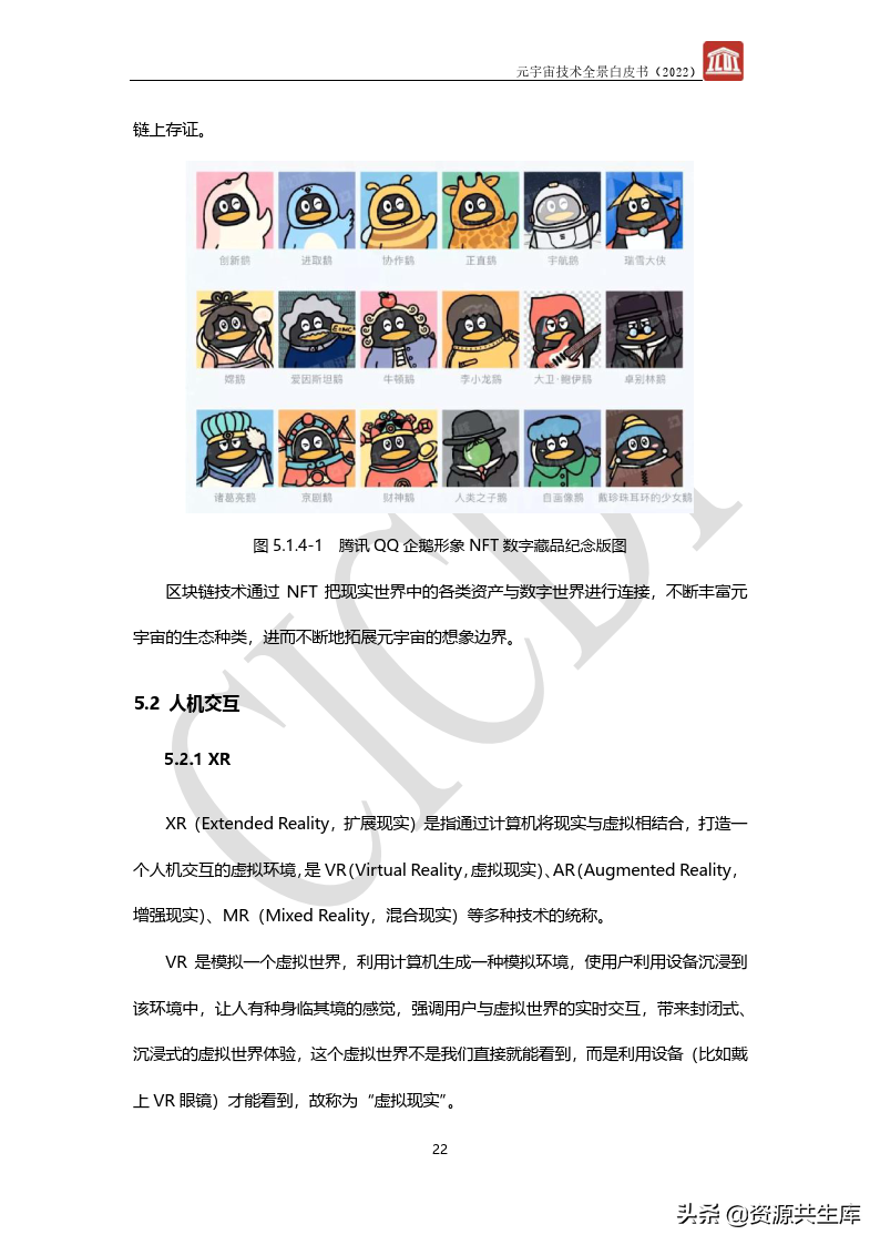 2022年元宇宙全景白皮书（六大新技术）