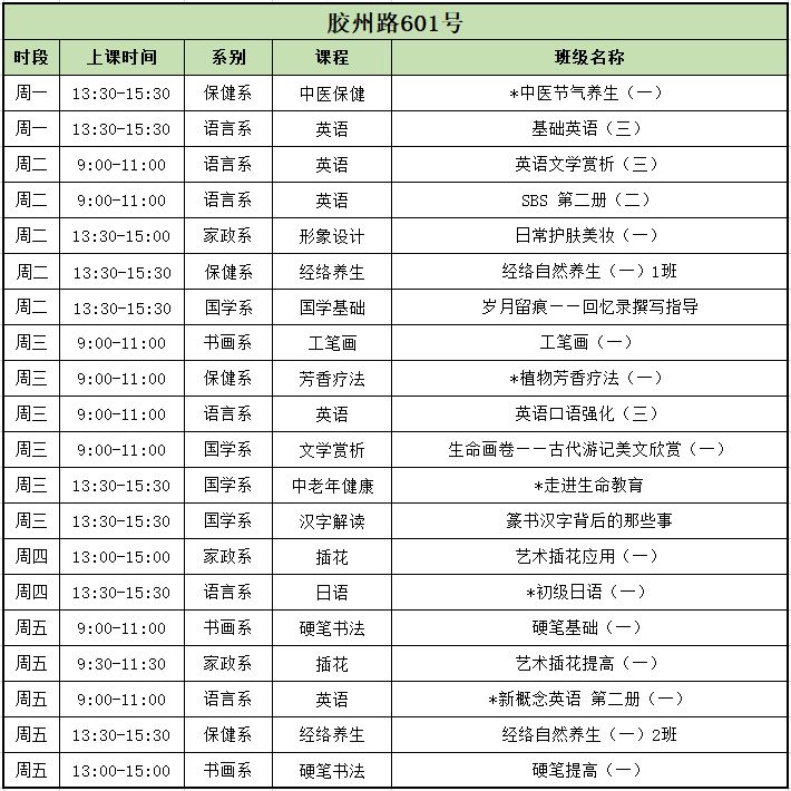 2022年春季静安区老年大学、静安乐龄老年大学招生啦